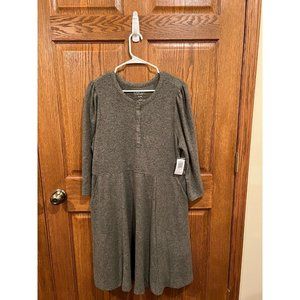 NWT | Torrid Mini Super Soft Plush Puff Sleeve Skater Dress